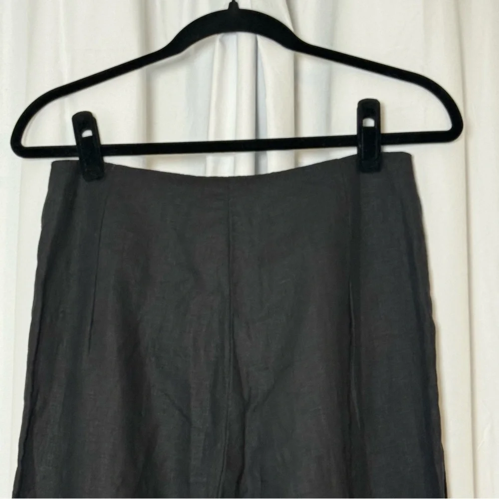 Faithfull The Brand Vincente Linen Wide Leg Pants Black NWT Medium - Picture 10 of 13